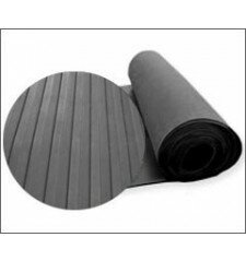 Rubber Gym Flooring Broad Ribbed Rolls